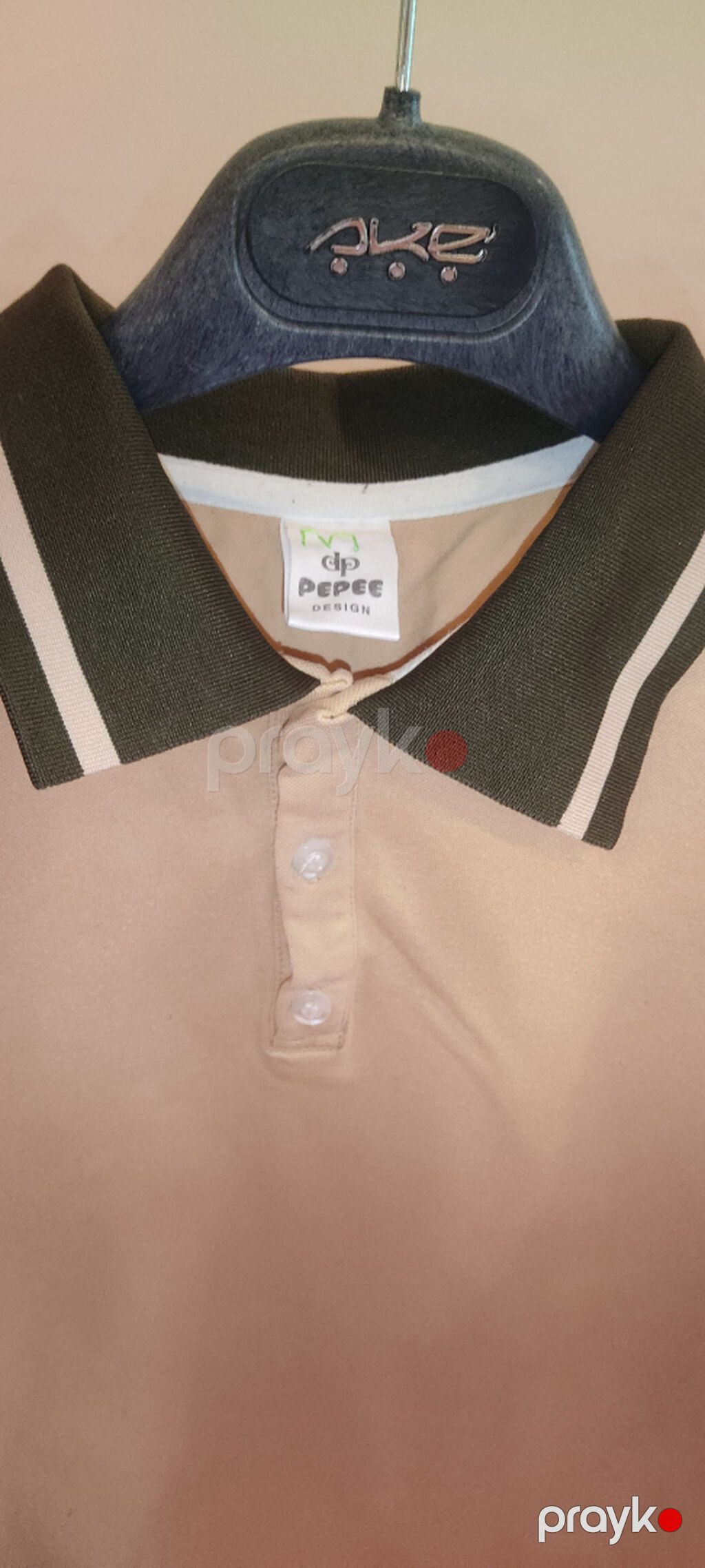 Məktəbli koftası – Pepee firması - Model: uzunqollu polo - Rəng: bej — Uşaq geyimi, Bakı (4)