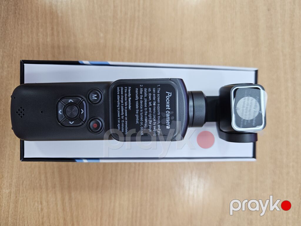 4K Pocket Camera – cibdə daşına bilən stabilizatorlu kamera — Video kamera, Sumqayıt (3)