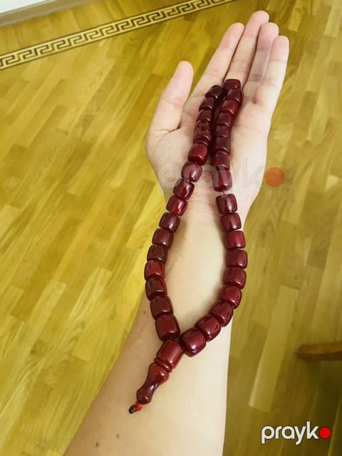Vişnə sıxma kəhrəba.95 gram.Kəllə boy — Bakı