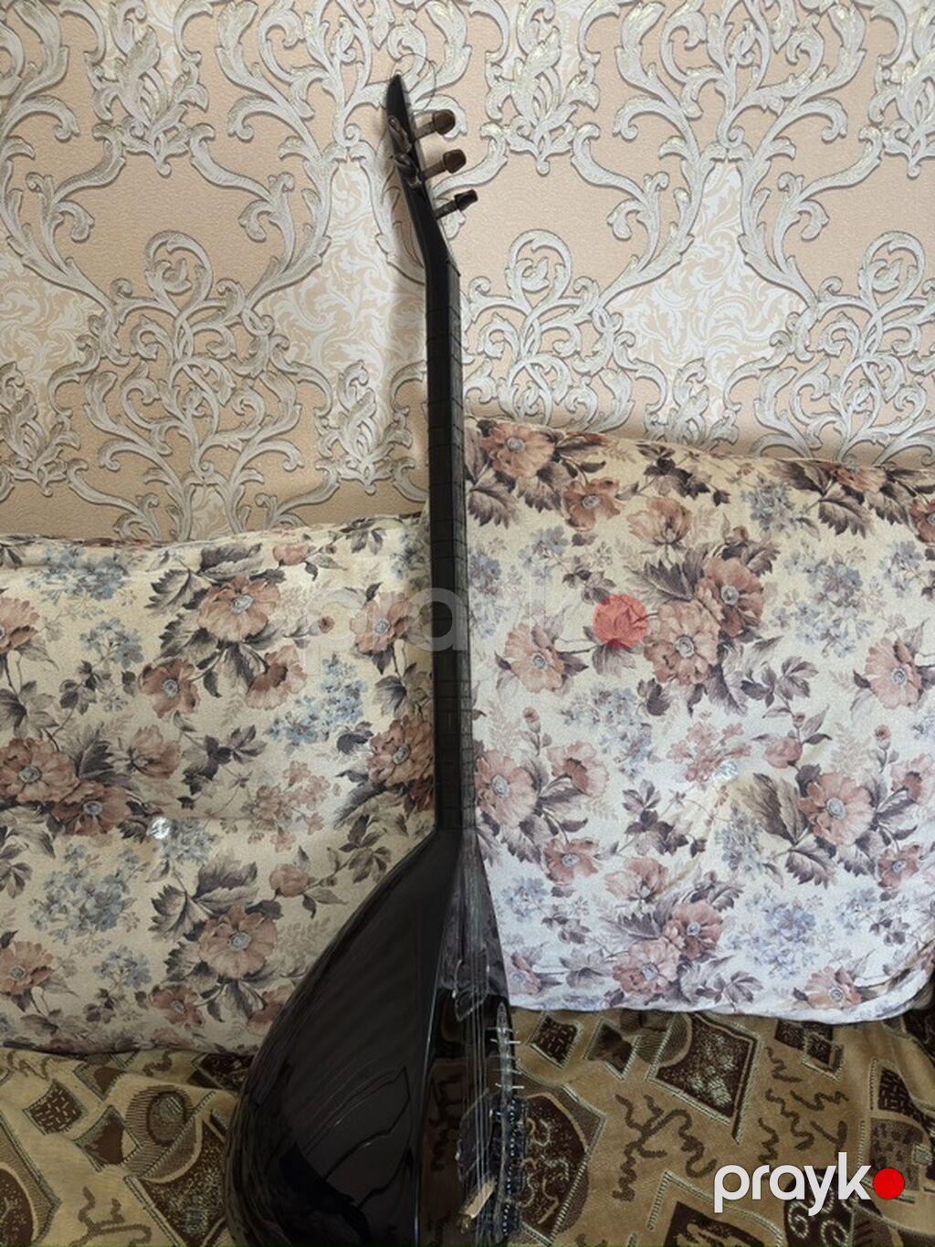 Elektrik saz – qara rəng, abalon naxışlı inlay - Korpus: armud — Gitarlar və digər simli alətlər, Bakı (4)