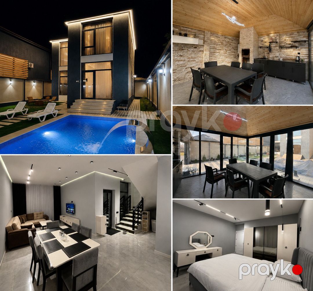 İcarəyə verilir 3 otaqlı həyət evi/bağ evi 100 m² — Ev, villa, Qəbələ (3)
