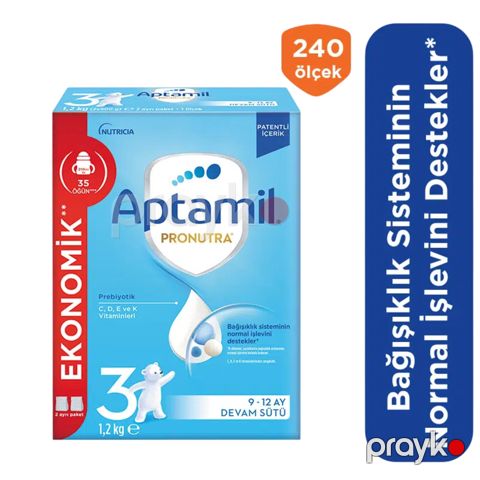 Quru südlü qatışıq Aptamil N3, 1200 q — Bakı