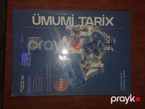Məhsul: “Ümumi Tarix – Abituriyentlər üçün Tapşırıqlar Toplusu” (2025) — Bakı