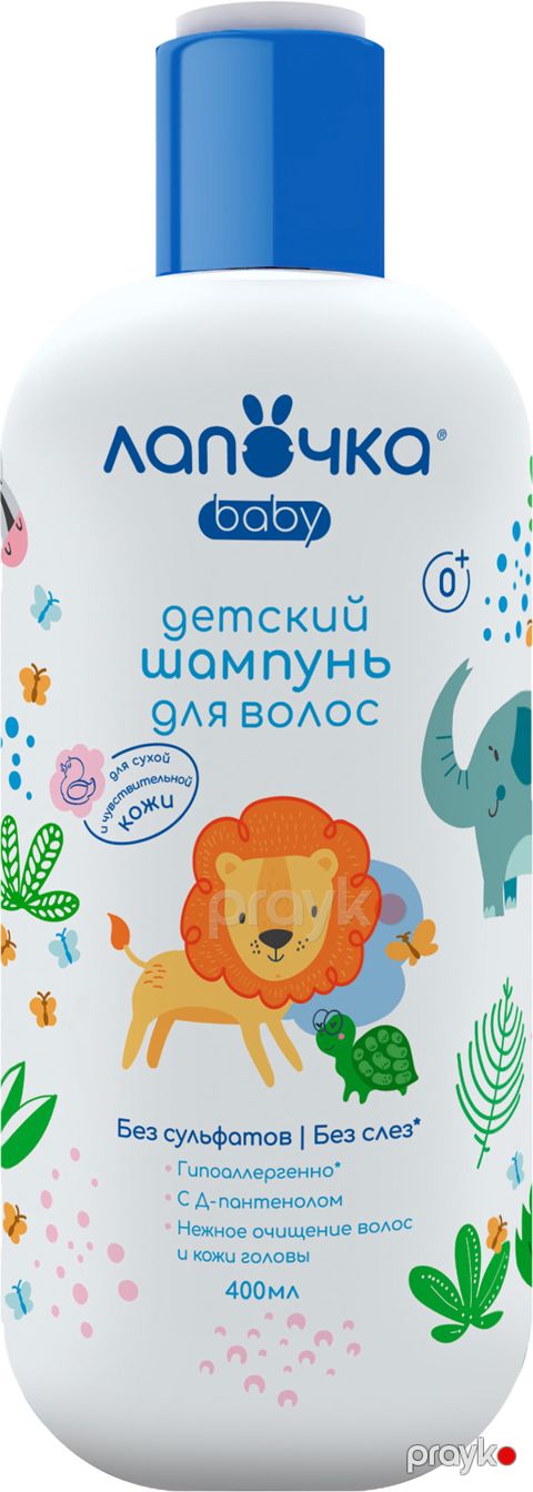 Uşaqlar üçün saç şampunu Лапочка Baby 400 ml — Bakı