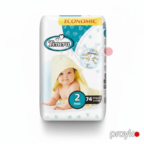 Uşaq bezləri Tenera Economic 2 Mini, 3-6 kq, 74 ədəd - MXM_152856 — Bakı