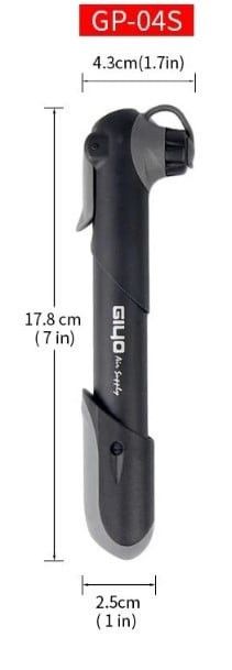 Velosiped üçün əl nasosu Giyo Bikesport 115, başlıqları dəyişən — Mallar, Bakı (2)