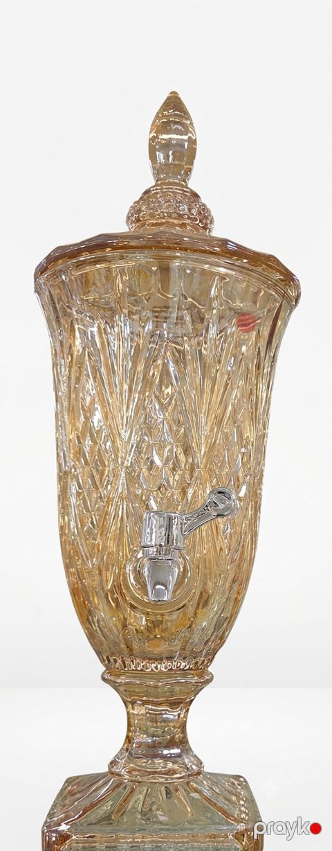 İçkilər üçün dispenser, 2000 ml, bərkidilmiş şüşə, qızılı — Bakı