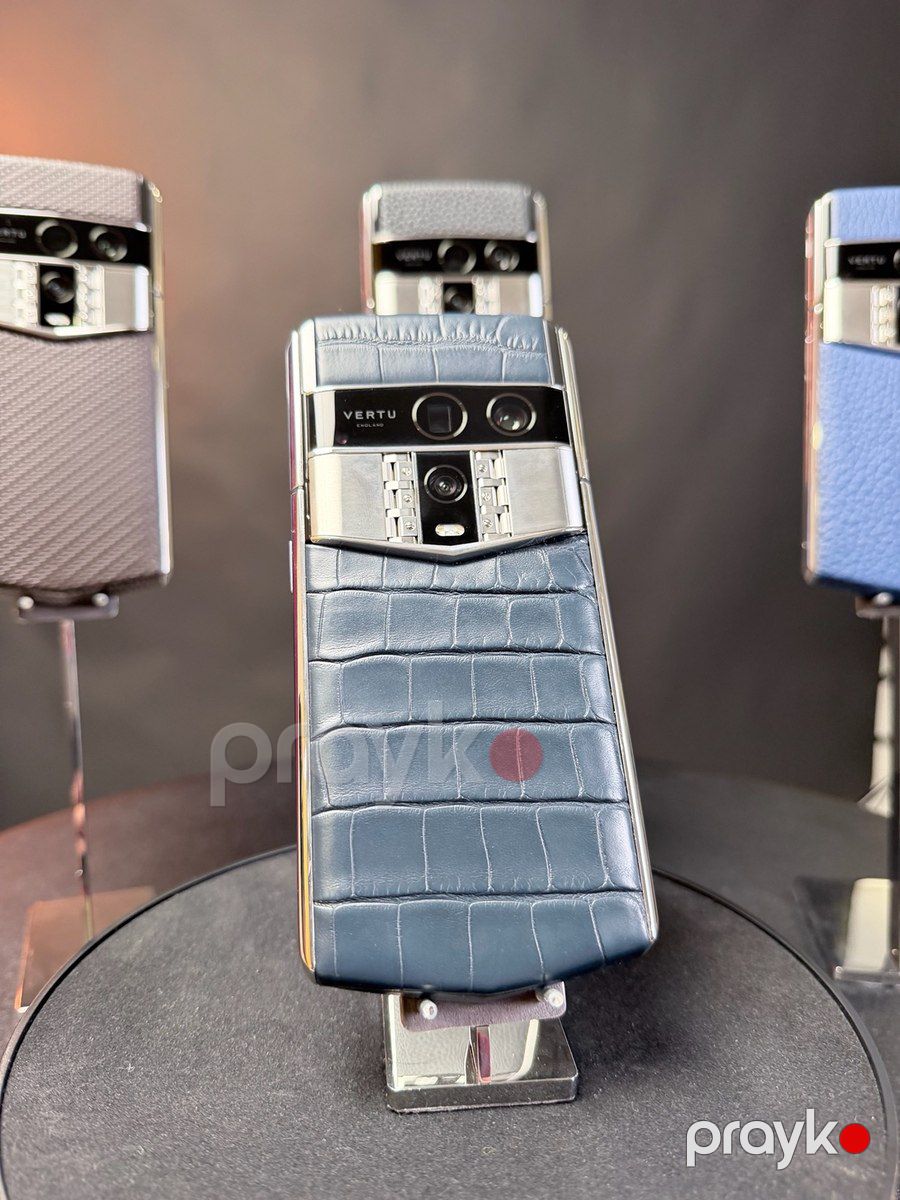 Exclusive Vertu Agent Q Blue Alligator 2025 — Smartfonlar, Bakı (4)