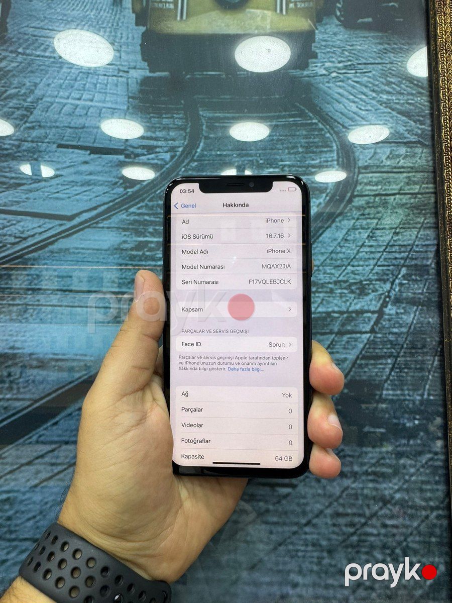 Apple iPhone X Space Gray 64GB/3GB — Smartfonlar, Bakı (3)