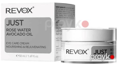 Göz ətrafı dərisi üçün krem Revox B77 Just Rose Water Avocado Oil 50 ml — Bakı