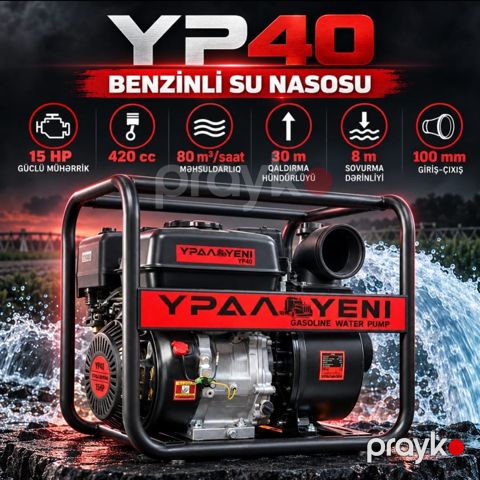 Nasos Урал YP40, 1100 Vt, 30 m, 1333 l/dəq — Bakı