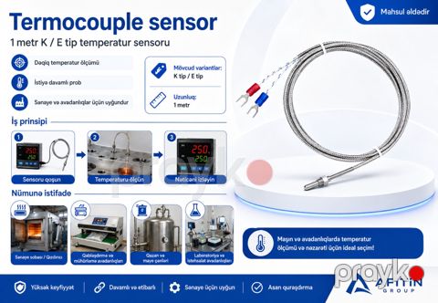 Temperatur sensoru1 metr — Bakı