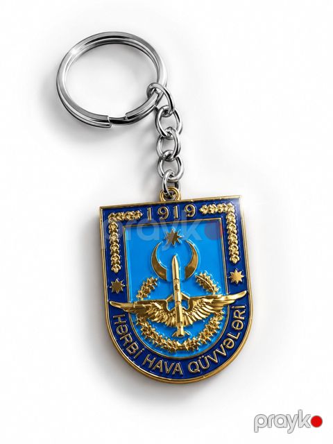 Hərbi Hava Qüvvələri Metal Açar Ringi — Bakı