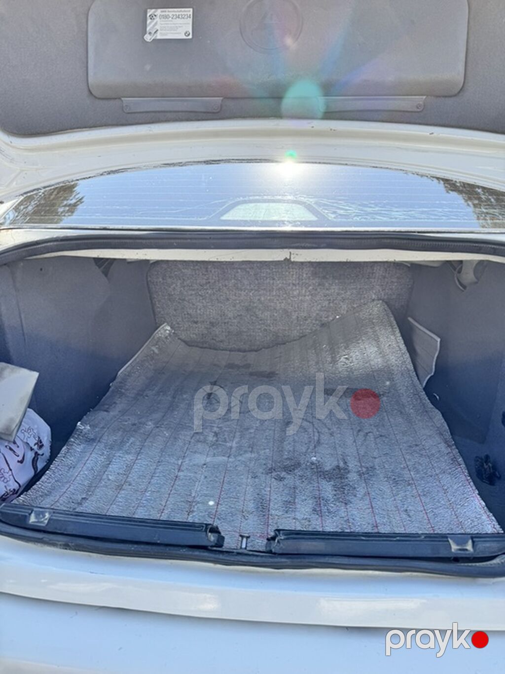 BMW 5 Series E39 sedan – ağ rəngdə. - Eksteryer: M paket üslublu — Avtomobillər, Qusar (8)