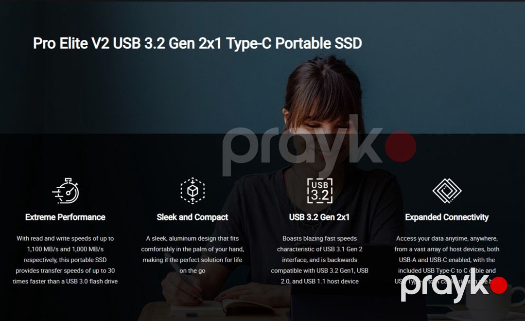 Xarici SSD "PNY Pro 1TB V2" — Kompüterlər və noutbuklar, Bakı (4)