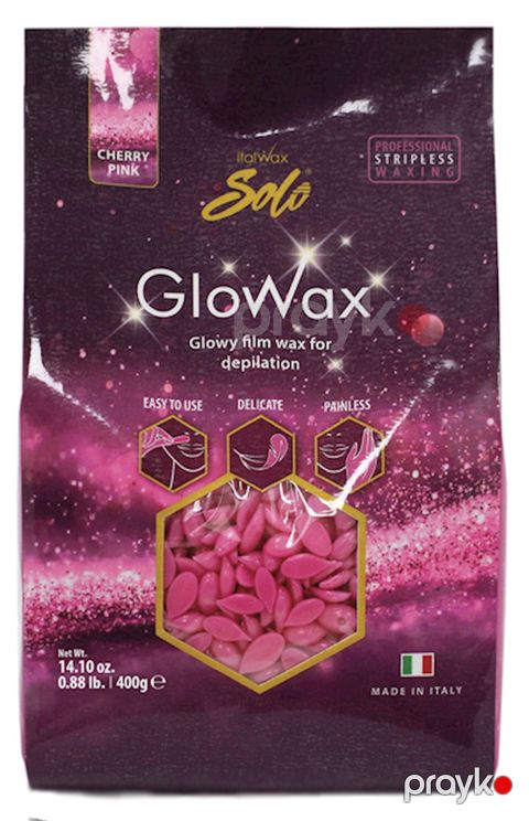 Depilyasiya üçün mum ItalWax Glowax Cherry Pink 400 q — Bakı