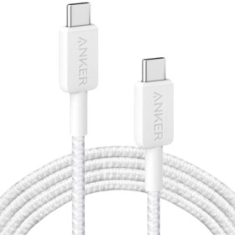 Naqil Anker USB Type-C to USB Type-C A81F7 White — Smartfon üçün kabelləri və keçidçilər, Bakı (2)