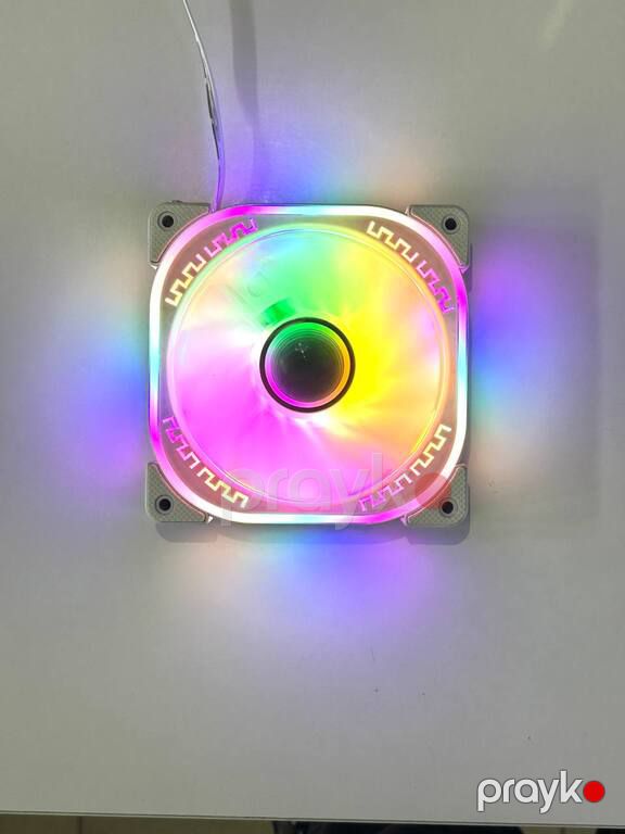 Argb Case Kuler "Loving Cool White YM-1200" (Programable Case Fan) — Kompüterlər və noutbuklar, Bakı (2)