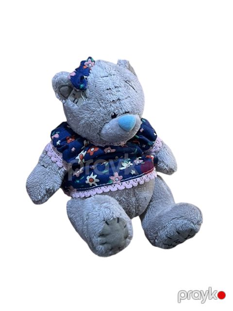 Yumşaq oyuncaq FSY-12214, peluş, boz/göy, 15 sm — Bakı