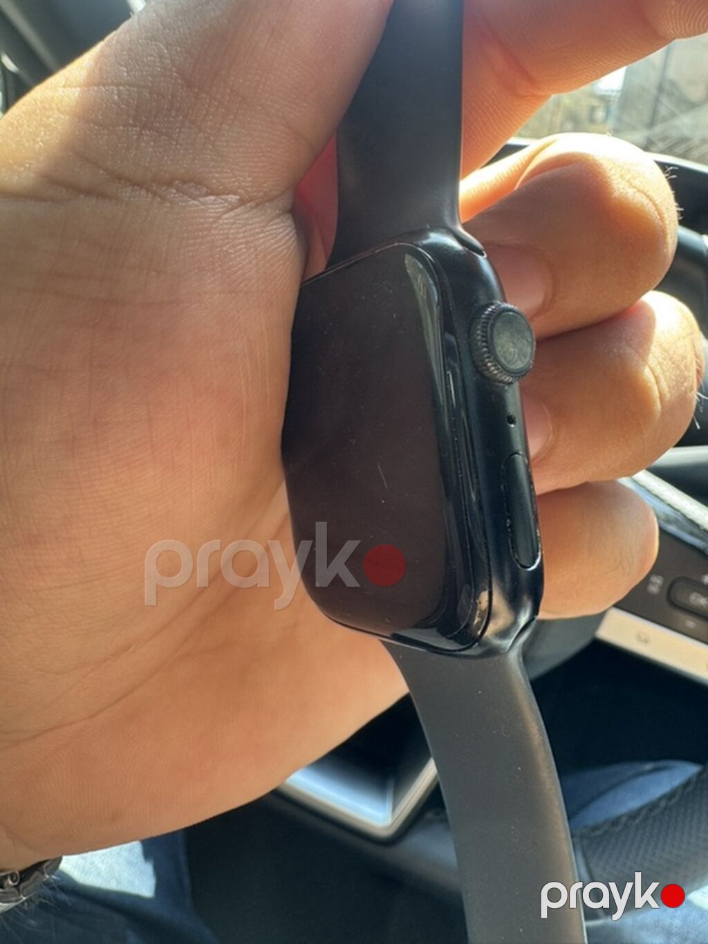 Apple Watch Series 8 – 45 mm, qara rəng - Korpus: Alüminium - Arxa — Ağıllı saatlar, Digah (4)