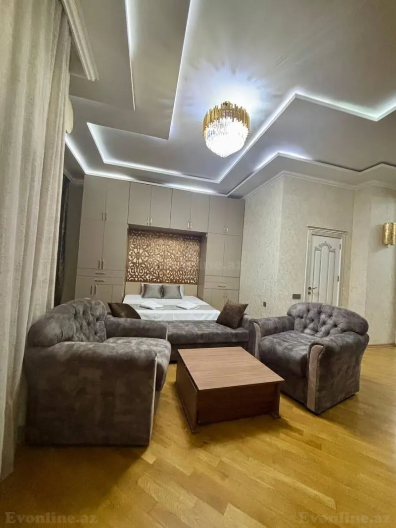 Kirayə verilir 1 otaqlı Mənzil Yeni tikili 55 m² Bakı, Nəsimi r — Bakı