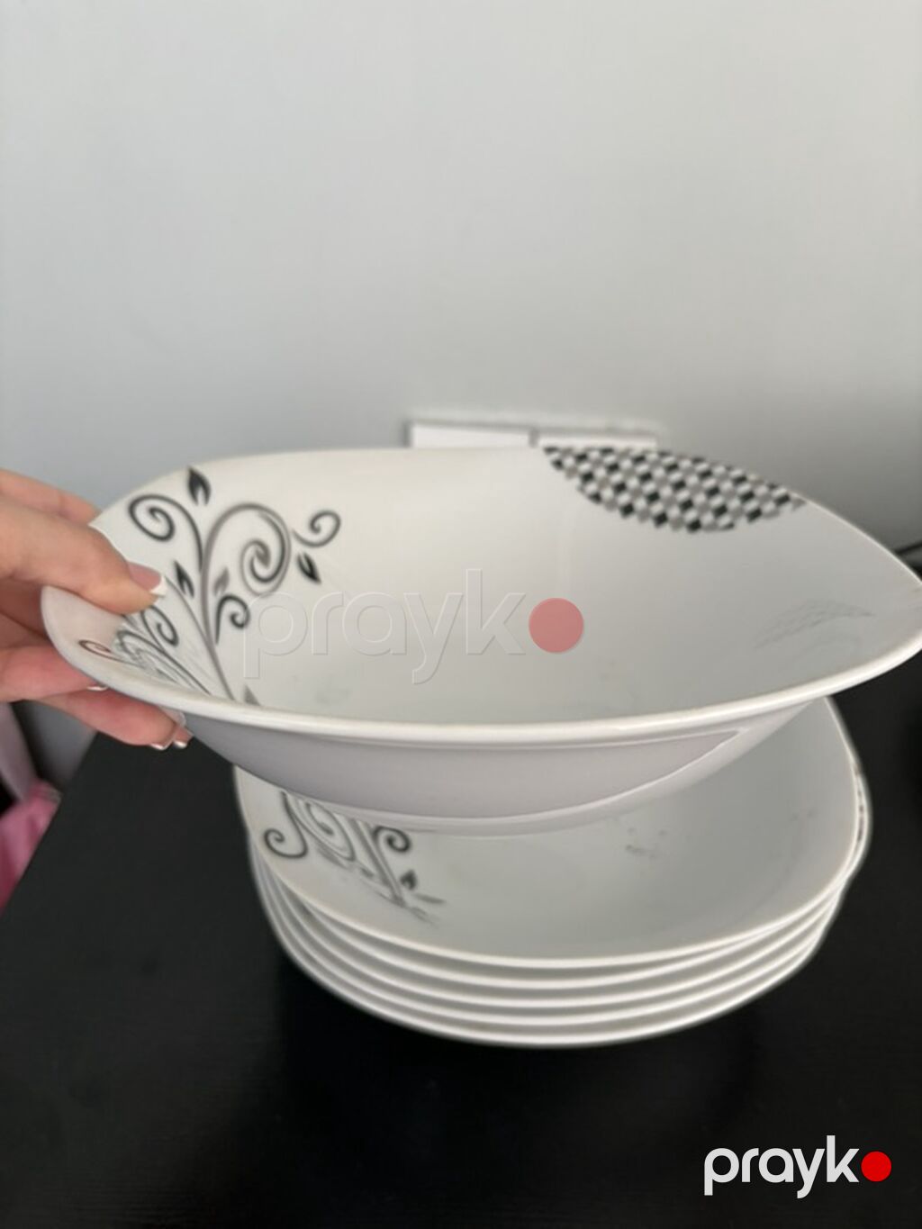 Boşqablar, rəng - Ağ, Keramika — Süfrə qabı, Bakı (2)