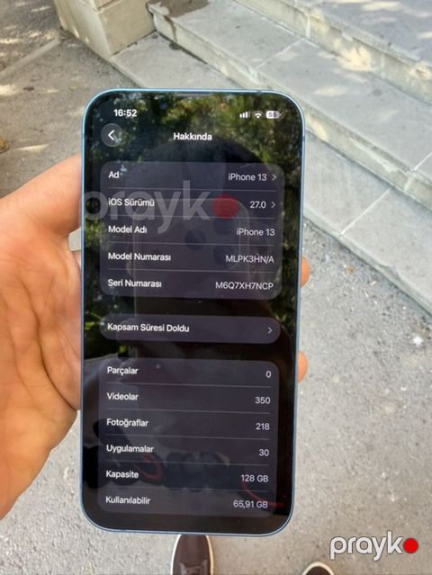 IPhone 13, 128 GB, Mavi, Kredit — Bərdə