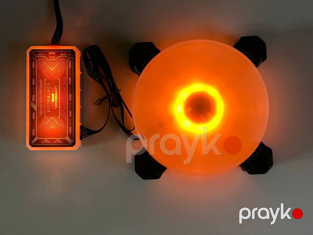 RGB Case Kuler "Loving Cool YH-120" 6 pin — Kompüterlər və noutbuklar, Bakı (5)