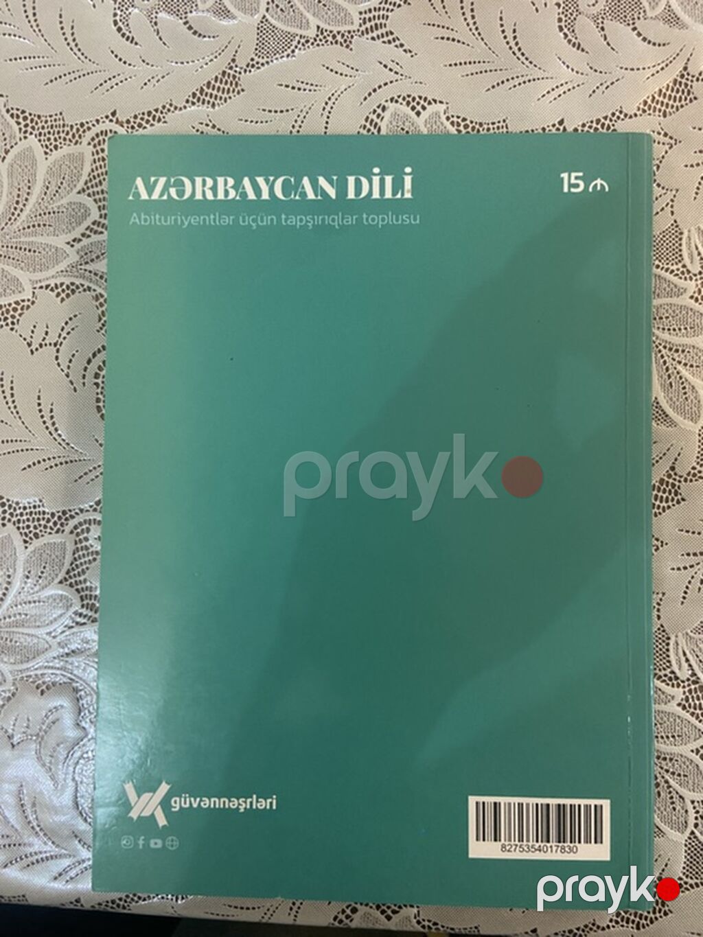 Məhsul: “Azərbaycan dili – Abituriyentlər üçün tapşırıqlar toplusu” — Kitablar, Bakı (2)