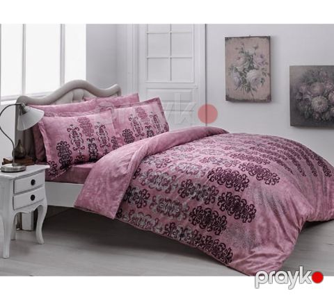 Yataq dəsti TAC Satın Delux Rauma, yorğan üzü 200x220 sm, mələfə 240x260 sm, 4 əd yastıq üzü 50x70 sm, rəngbərəng — Bakı