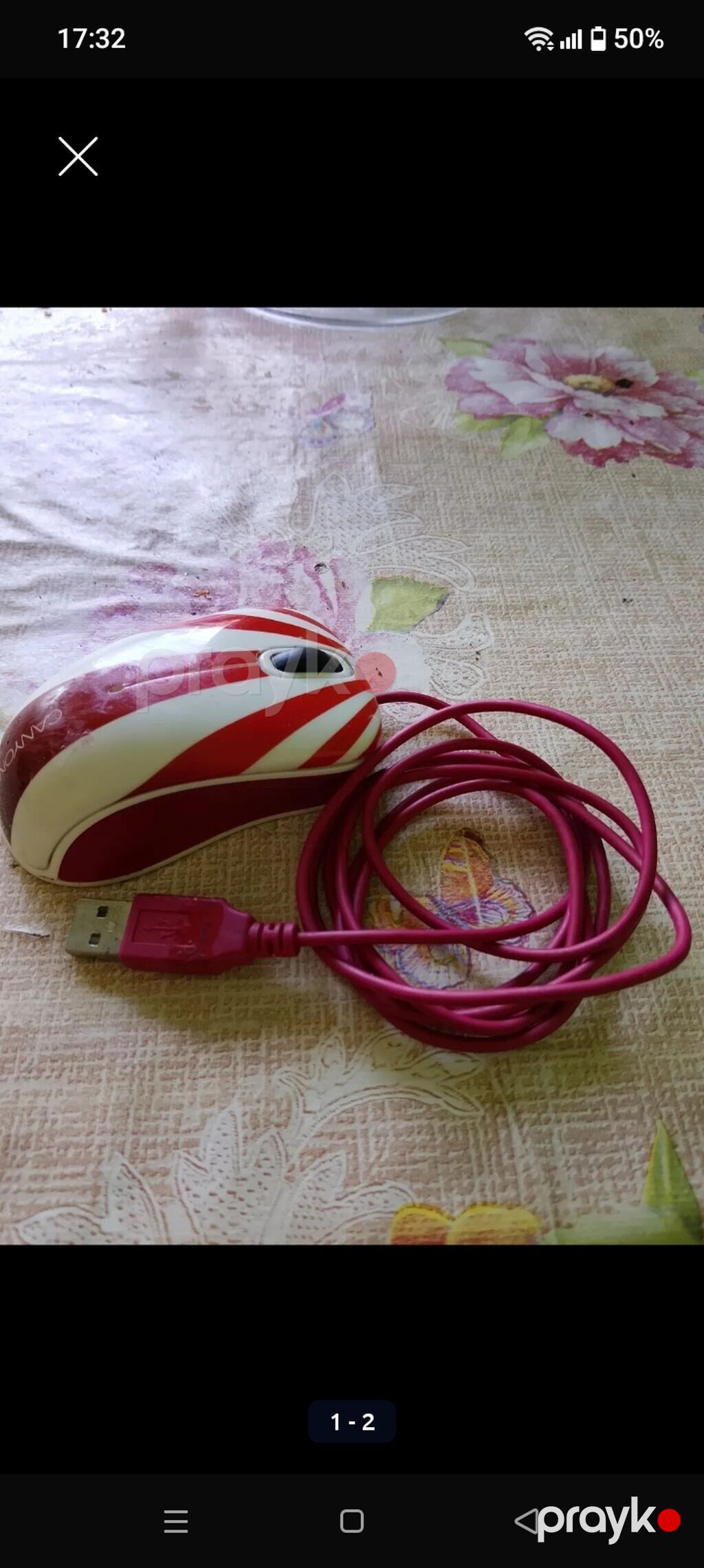 USB simli kompüter siçanı - Brend: Canyon (korpusda loqo görünür) — Klaviaturalar və siçanlar, Mingəçevir (2)