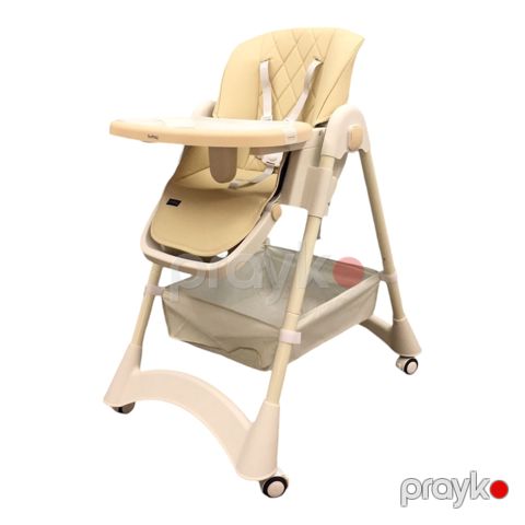 Uşaqlar üçün yedizdirmə oturacağı Burbay TB-2824Y, sarı, 82x38x27 sm, 4 ay+ — Bakı