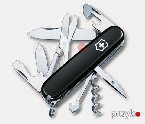 Çoxfunksiyalı bıçaq Victorinox Climber 1.3703.3, 91 mm, ABS plastik/paslanmayan polad, qara — Bakı