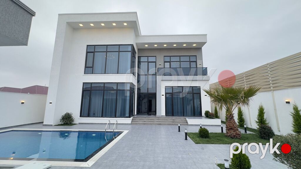 Satılır 6 otaqlı həyət evi/bağ evi 450 m² — Ev, villa, Bakı (2)