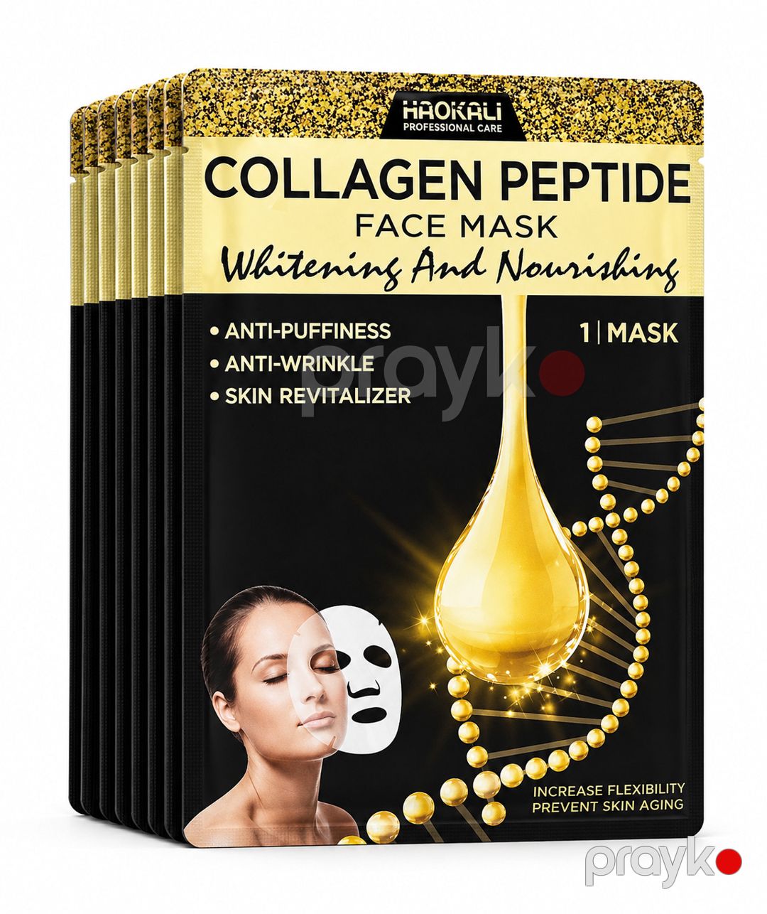 Parça maska dəsti Haokali Collagen Peptide, 10 əd — Mallar, Bakı (2)