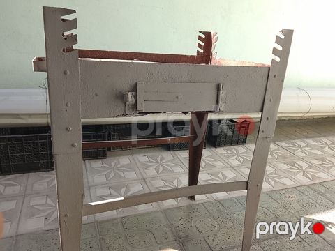 Metall manqal/şamdan ocağı - Material: qalın metal gövdə, möhkəm — Gəncə