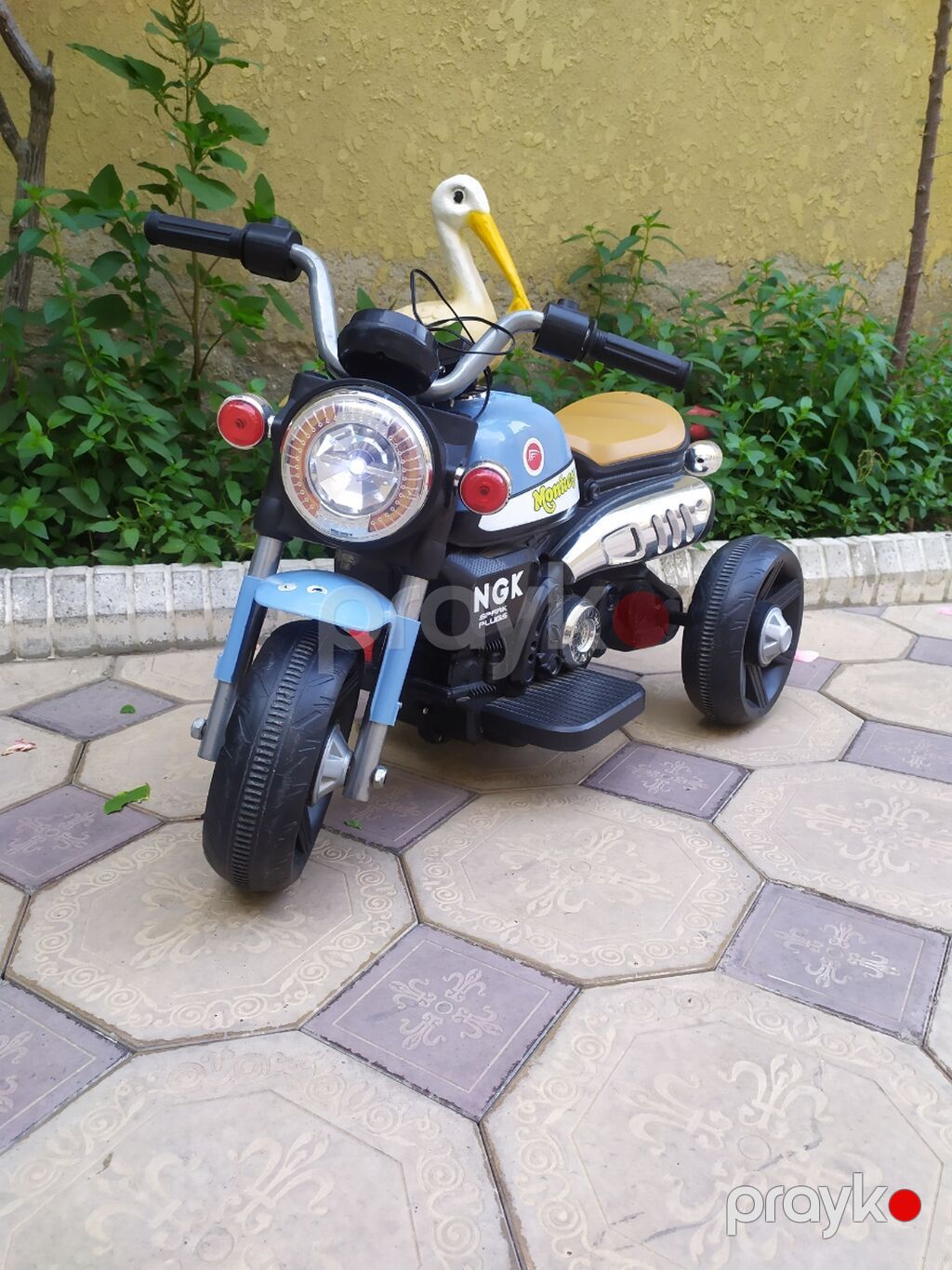 Uşaq üçün elektrikli üçtəkərli motosiklet Salam işlek vəziyətdədir az — Uşaq avtomobilləri, Masazır (2)