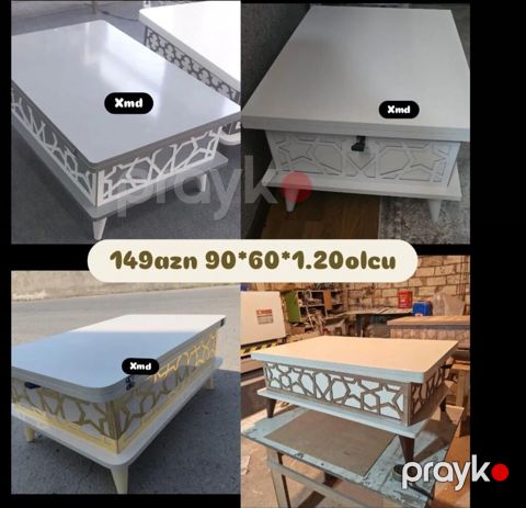 Düz masa, Açılmayan, Təkərsiz, Zəmanətsiz — Bakı