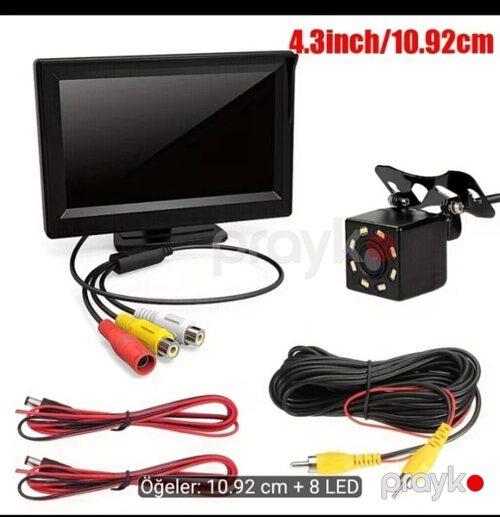 Üç kanallı avtomobil DVR sistemi və parklama monitor-kamera dəsti 1) — Video qeydediciləri, Mingəçevir (4)