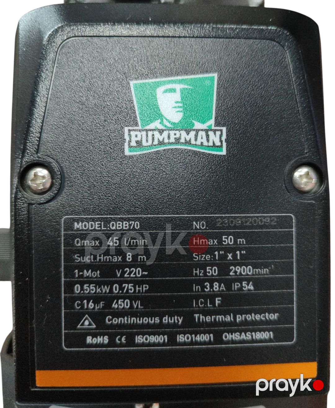 Su nasosu QBB70, Pumpman pumpman003 — Mallar, Bakı (2)