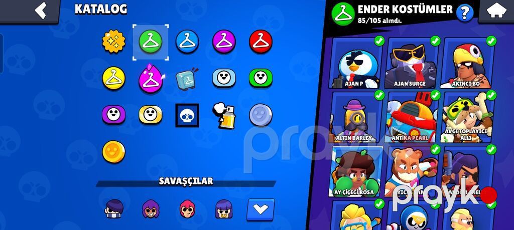 Brawl Stars oyunu üçün inkişaf etmiş oyun hesabı - Kupa sayı: 57,198 — Top oyunları, Bakı (6)