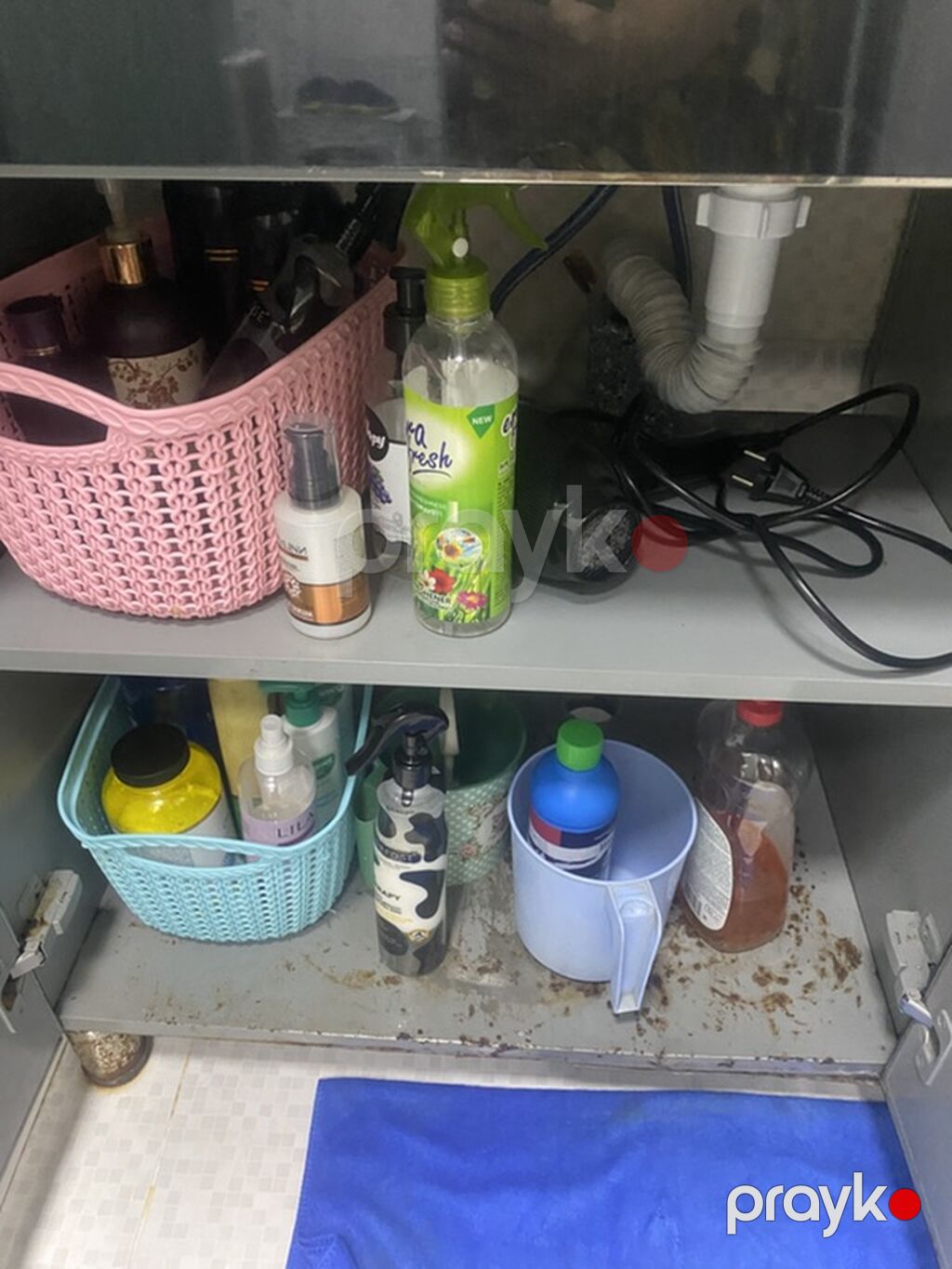 Hamam üçün quraşdırılan lavabo dəsti - Aşağı dolablı lavabo: parlaq — Vanna otağı mobilyası, Sumqayıt (2)