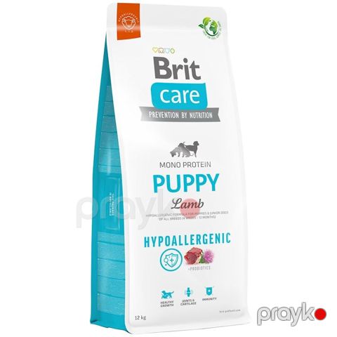 Quru yem Brit Care Hypoallergenic, küçüklər üçün, quzu əti və düyü ilə, 1 kq — Bakı
