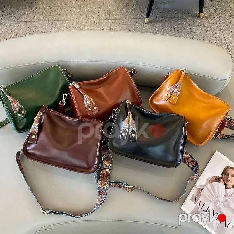 Qadınlar üçün çanta 77806-1, təbii dəri, qəhvəyi, 21x28 sm — Mallar, Bakı (2)