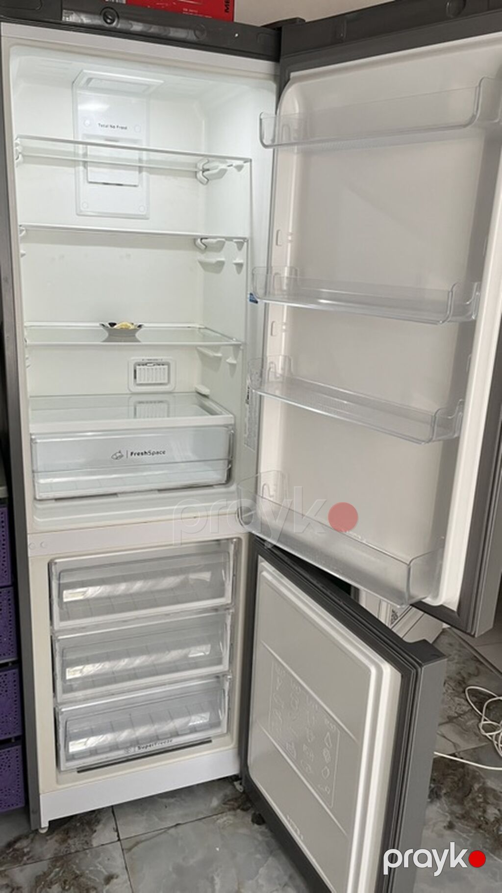 Xarab 2 qapılı Indesit Soyuducu Satılır, rəng - Gümüşü — Soyuducular, Masazır (4)