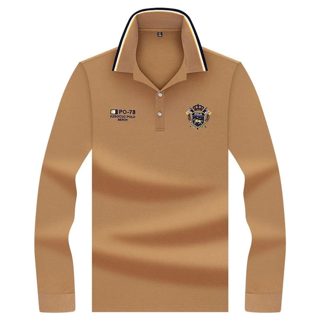 Kişilər üçün polo 57-801, qəhvəyi, pambıq, ölçü 4XL — Mallar, Bakı
