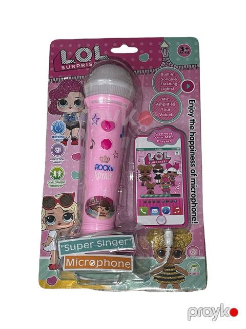 Oyuncaq mikrofon L.O.L. Surprise Super Singer, 3+ yaş — Bakı