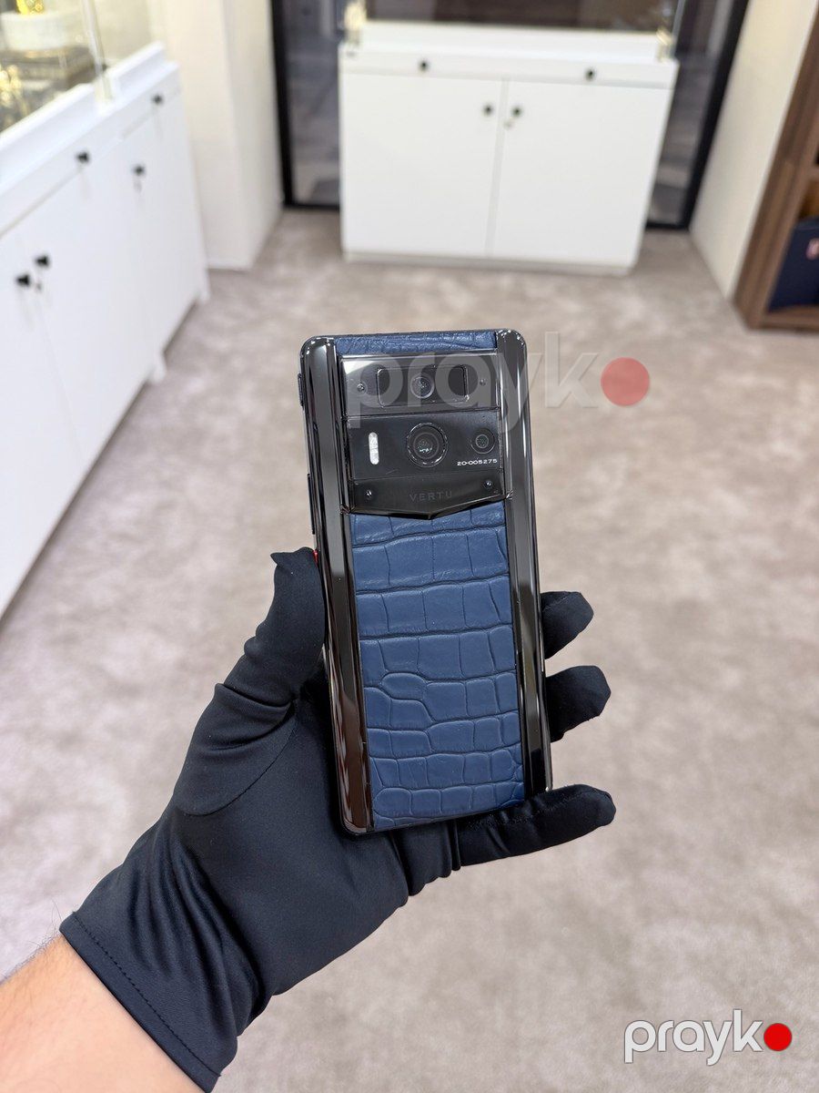 Vertu Metavertu 2 Max Alligator Skin Blue 512GB/12GB — Smartfonlar, Bakı (2)