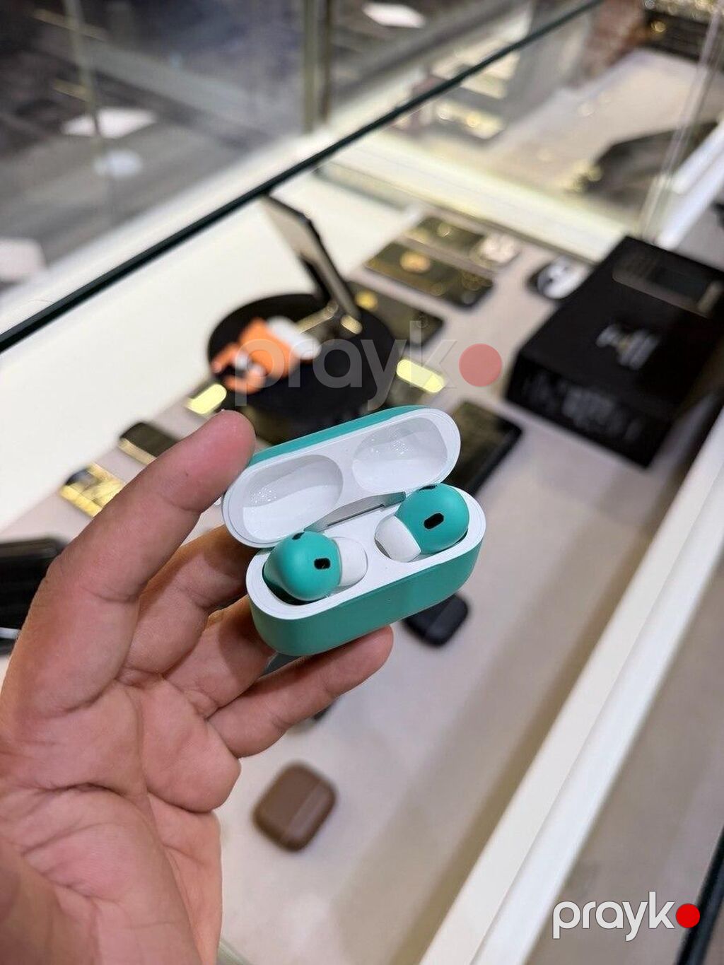 Exclusive Airpod 2 Pro Tiffany Color Exclusive Airpods 2 Pro Tıffany — Qulaqcıqlar, Bakı (9)