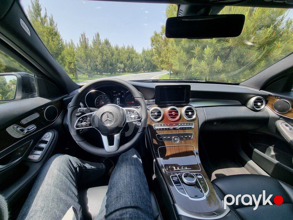 Mercedes C 300, 2.0 L, 2019 il, 154 000 km — Avtomobillər, Bakı (9)